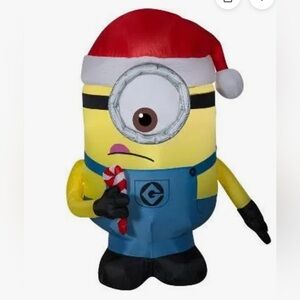 Gemmy Minion lighted Carl 3.5ft Minion inflatable. NWT